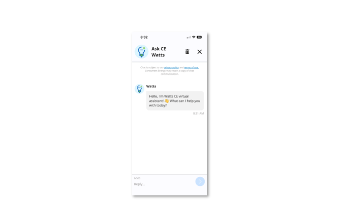 watts chatbot screen grab